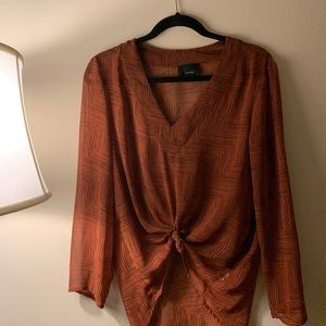 Lumière Cool Tiger Sheer Blouse